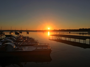 Sommer Abend am Wörthsee in Steinebach